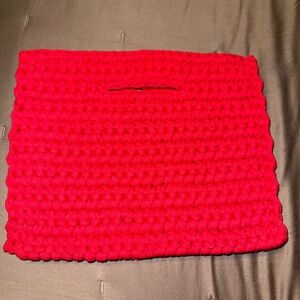 BINGE crocheted clutch purse